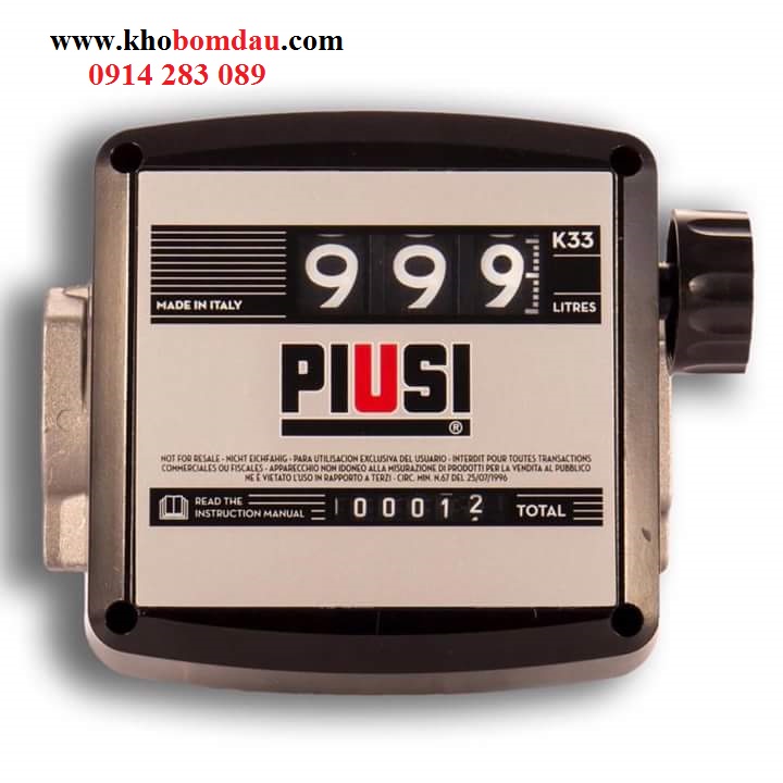 Đồng hồ đo dầu Piusi K33