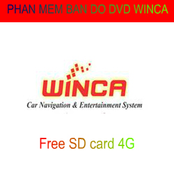 Phần mềm bản đồ dẫn đường cho DVD Winca