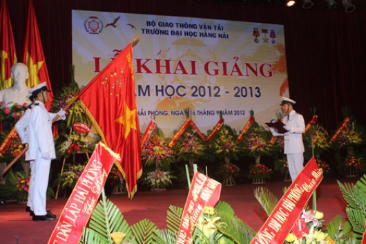 Lễ Khai giảng năm học 2012-2013 của Trường Đại học Hàng hải Việt Nam.